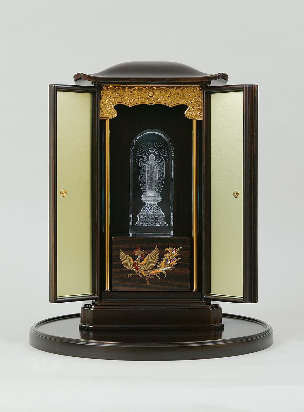 阿弥陀如来 真宗-西の仏像・寺院・企画商品の３Ｄクリスタルです。