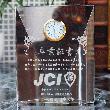 日本青年会議所（JCI）卒業記念品専用デザイン：クリスタル時計｜JCI｜DT-22L